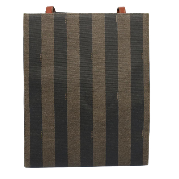 FENDI Pecan Canvas Shoulder Bag Brown Auth ep1432 - Picture 2 of 16